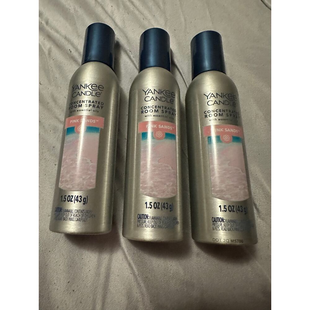 Yankee Candle Pink Sands Concentrated Room Spray 1.5oz 3-pack